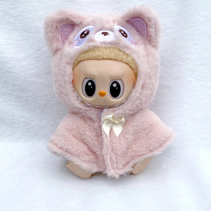 Labubu 17cm Doll Replacement Clothing Bjd  Decoration Fashion Delicate Cute Idol Kpop Exo Toy Doll Mini Clothes(no doll)