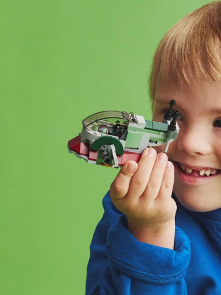 LEGO 75344 Star Wars Boba Fett's Starship Microfighter, Building Toy Vehicle with Adjustable Wings and Flick Shooters