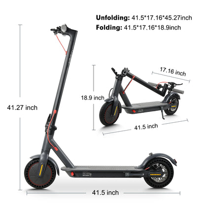 Mankeel 30KM Electric Scooter Adults 350W Foldable Electric Kick Scooter 8.5 Inch APP 10.4AH Folding E-scooter Dual Brake System