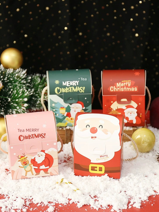 Christmas Eve Apple Box Creative Crossbody Bag Kindergarten Children Satchel Candy Box Christmas Gift Present