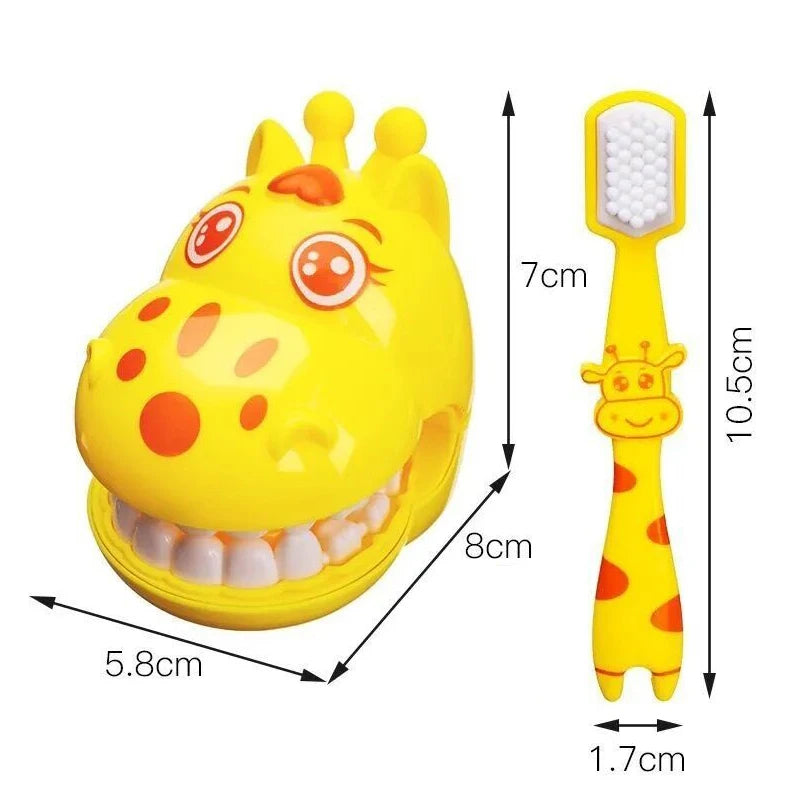 Montessori Educational Toys for Children Early Learning Kids Intelligence Brushing Tooth Teaching Aids Simulated Practical Life