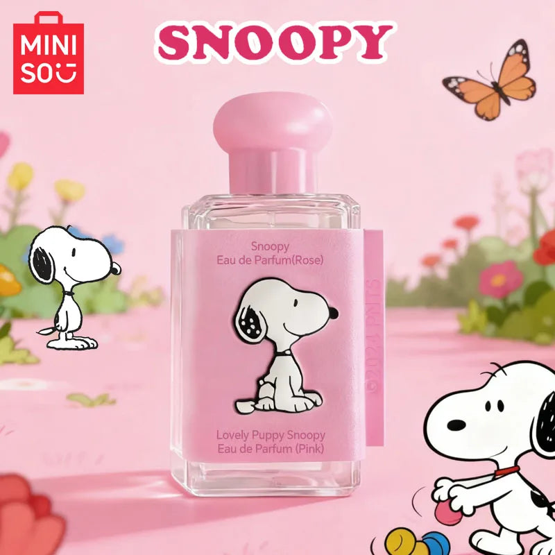 MINISO & SNOOPY Women Perfume Original Luxury Fruity Floral Fragrance For Woman Spray 30ML Girl Birthday Present Children Gift