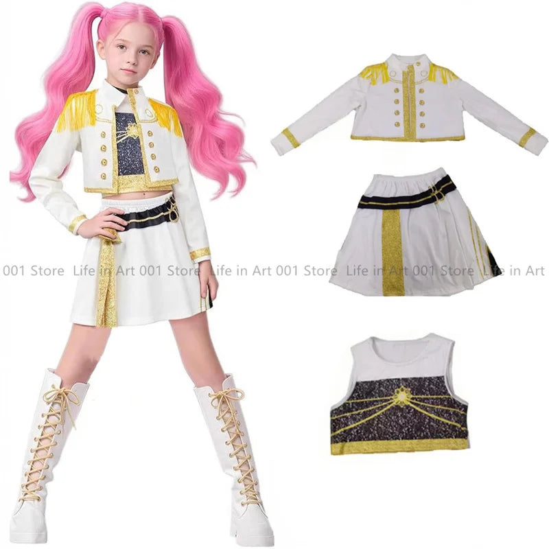 EtherealBe Kids Demon Hunter Cosplay Outfit for Girls