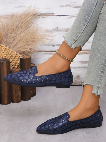 EtherealBe Women's Embroidered Loafers for Chic Style