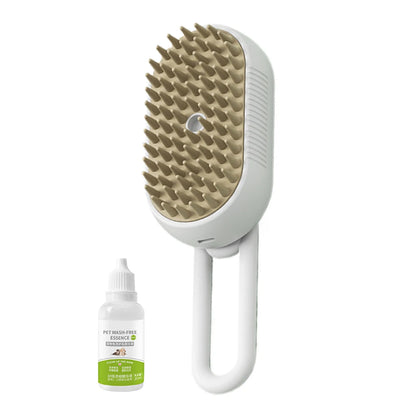 Cat Steam Brush Steamy Dog Brush 3 in 1 Electric Spray Cat Hair Brushes USB Rechargeable Dog Grooming Massage Comb for Pet Hairs