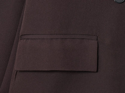 KONDALA Elegant Double Breasted Suit Women's Fall Commute Lapel Blazer Coat 2025 Spring Autumn Minimalist Office Lady Blazer