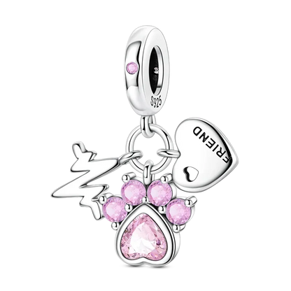 Original Charms Bead 925 Sterling Silver Inlaid Zirconium Animal Paper Crane Snail Pendants Fit Bracelet Jewelry Gift Marking