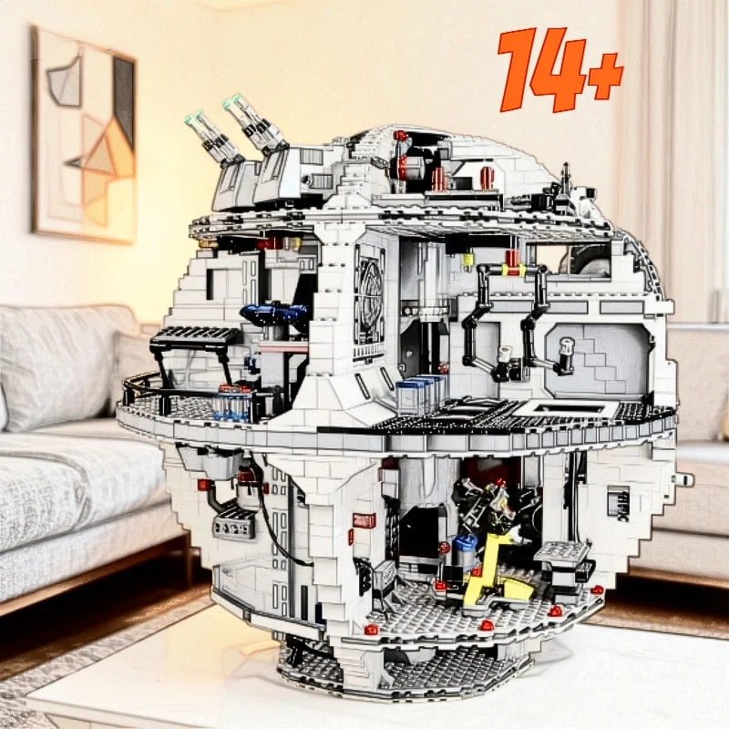 2026 NEW Bricks Great Ultimate UCS Galacy Empire Masterpiece Death Star Battle III Station Model Birthday Gift