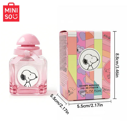 MINISO & SNOOPY Women Perfume Original Luxury Fruity Floral Fragrance For Woman Spray 50ML Girl Birthday Present Children Gift