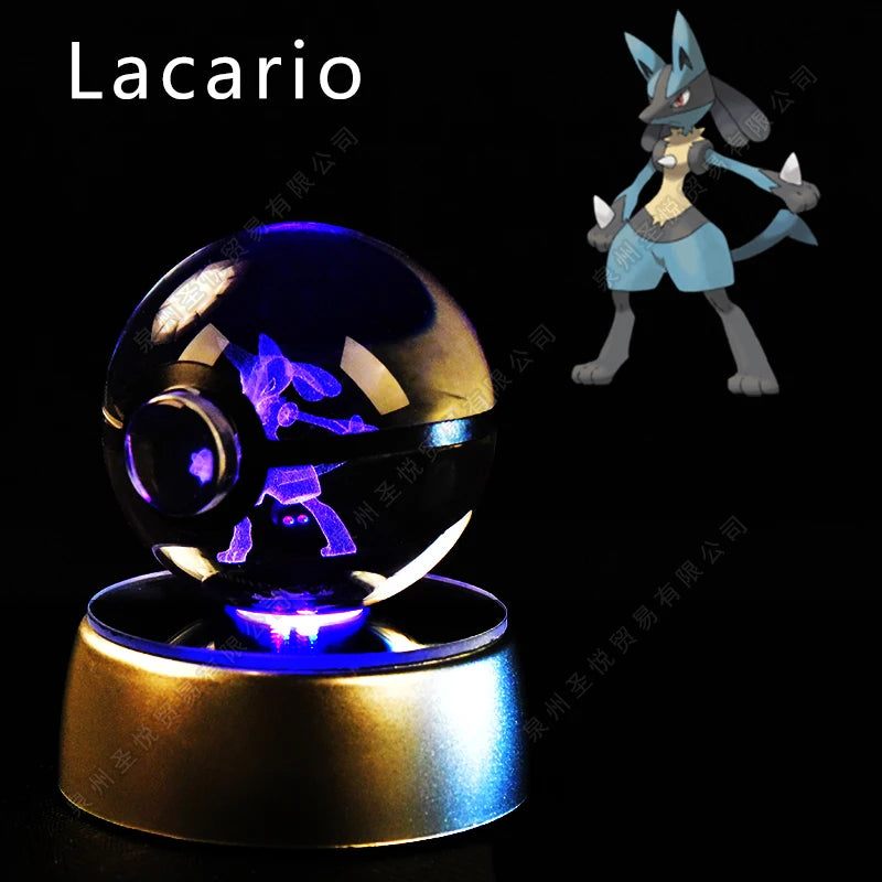 EtherealBe Pokemon 3D Crystal Ball Night Light