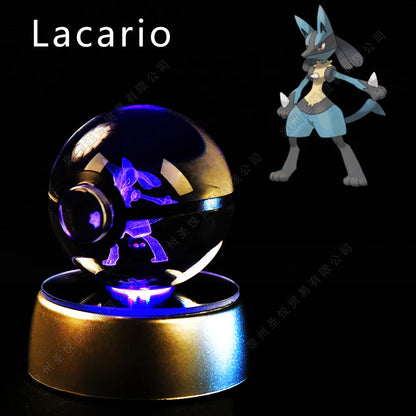 EtherealBe Pokemon 3D Crystal Ball Night Light
