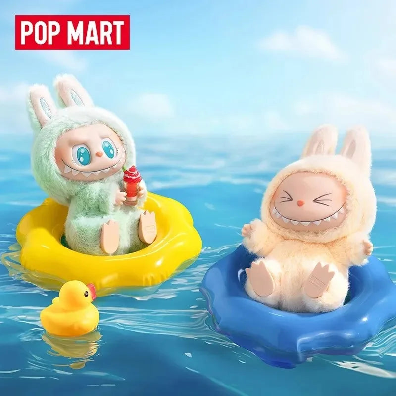 Authentic Pop Mart THE MONSTERS LABUBU Sitting Party Series Vinyl Plush Blind Box Figurine Pendant Labubu Original Collection