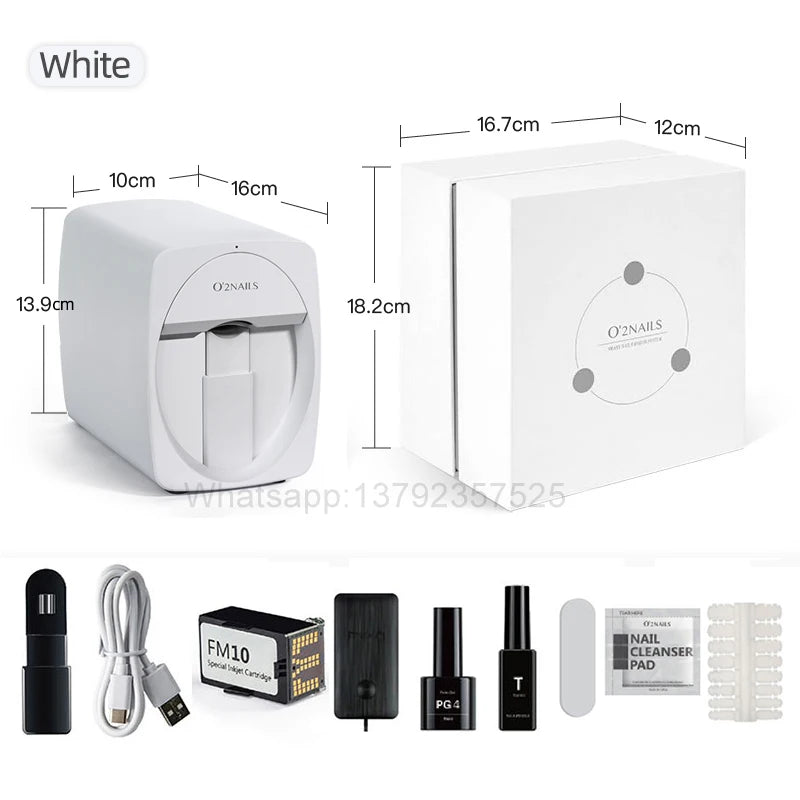 2024 Portable automatic 3d nail printer digital nail printer machine M1 for nail spa and nail salons professional nail printer