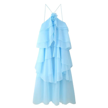 EtherealBe Elegant Layered Decorative Dress for Events