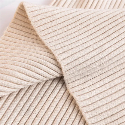 Autumn Winter Women Knit Solid Turtleneck Pull Sweater Casual Rib Jumper Tops Female Home Pullover Y2K Clothing 2025