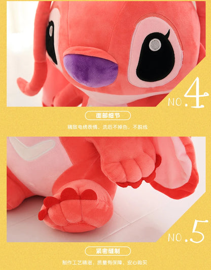 35-65cm Genuine Disney Kawaii Large Stitch Plush Toy Cute Anime Peripheral Plush Stuffed Doll Children's Birthday Christmas Gift