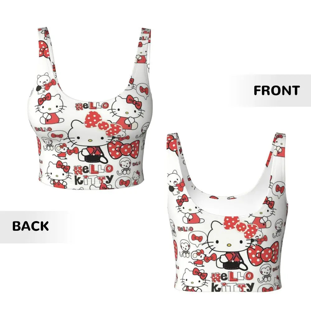 EtherealBe Hello Kitty Sports Bra for Women