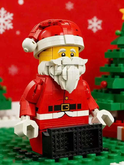 Christmas Up-Scaled Santa Claus Man Fit 40820 761pcs Building Blocks Birthday Fun Holiday Home Decor Christmas Gifts