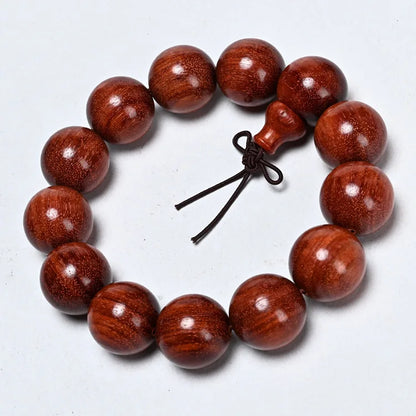 African Lobular Red Sandalwood Beads Zambia Red Sandalwood Hand String 8mm 108 Rosary Beads Men's and Women's Bracelet Wholesale