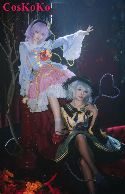 CosKoKo Komeiji Koishi Cosplay Touhou Project Costume Elegant Gorgeous Sweet Formal Dress Halloween Party Role Play Clothing New