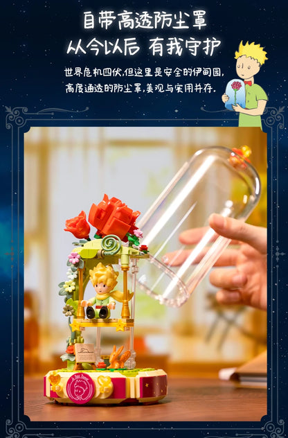 Le Petit Prince Building Blocks Rose Eternal Dream Scene Assembly Toys Model Ornaments Building Blocks Children Gifts