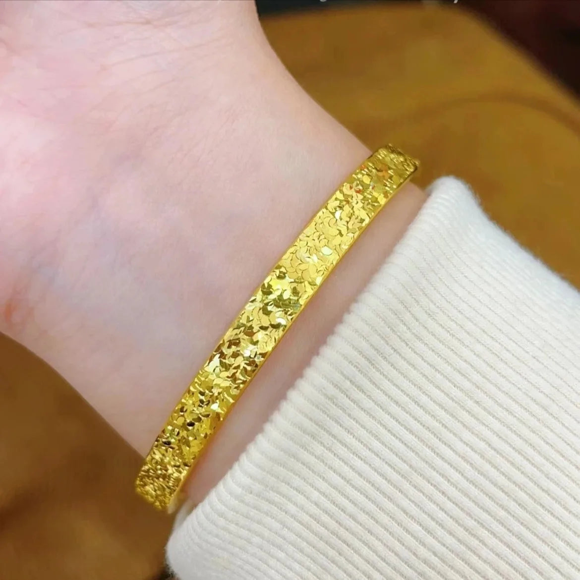 Pure Gold Color Sunflower Jewelry Set for Women Bracelet Pendant Necklaces Shiny Exquisite Jewelry Set Gift for Women