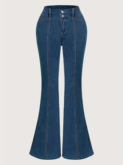 Elegant, fashionable, high-end and comfortable blue jeans for ladies