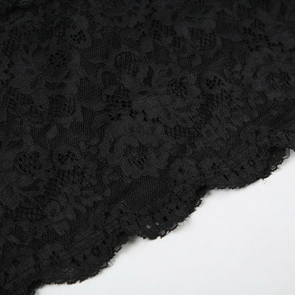 Shestyle Lace Transparent Mini Dress Sexy Women Wrapping Spaghetti Embroidery Flower Sheath Nightwear Club Mesh Wave Fantacy