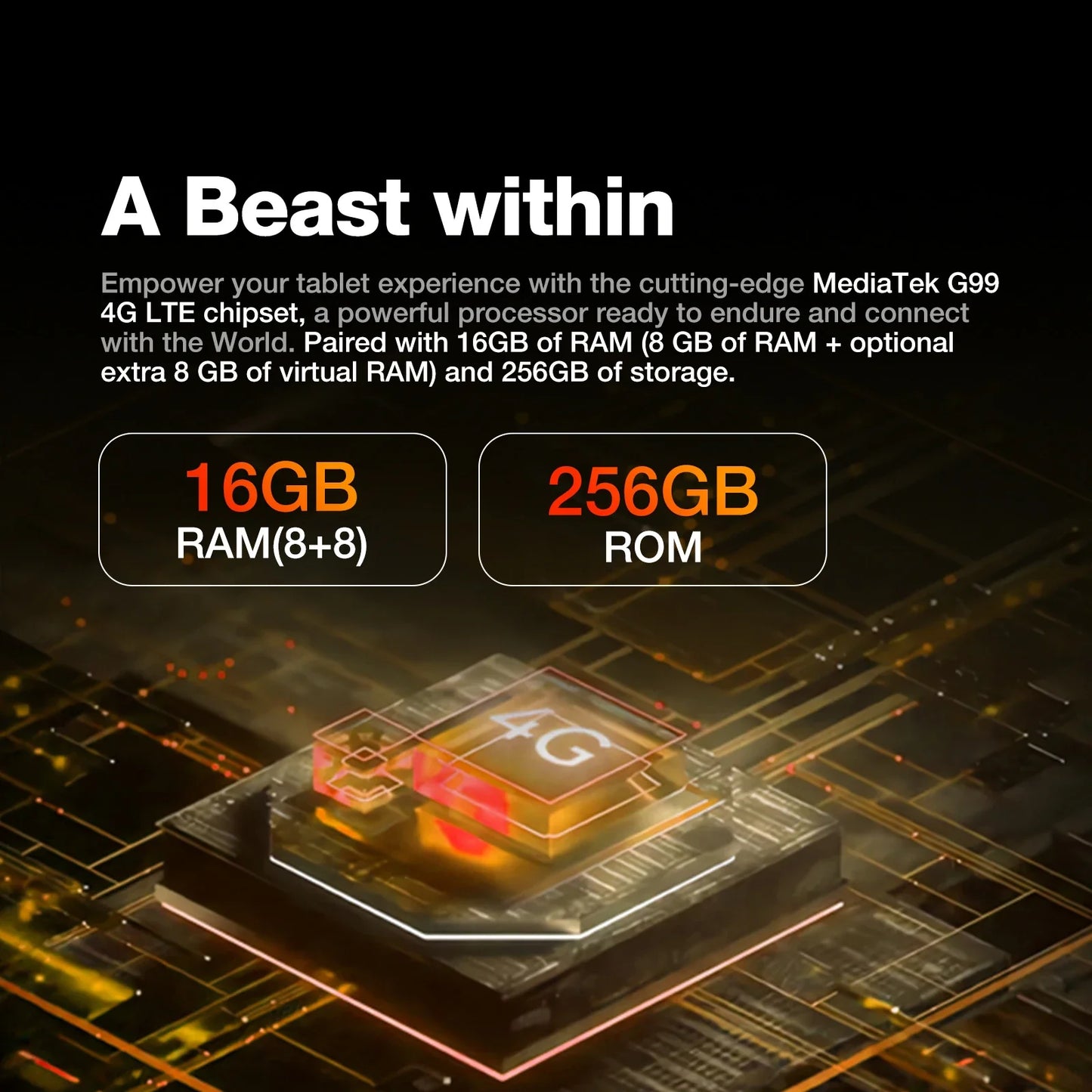 AGM P2 Active 11" FHD Rugged Tablet, IP68 Waterproof/Dustproof, 8GB RAM+256GB, Android 14, G99, Widevine L1 P2W Durable Pad