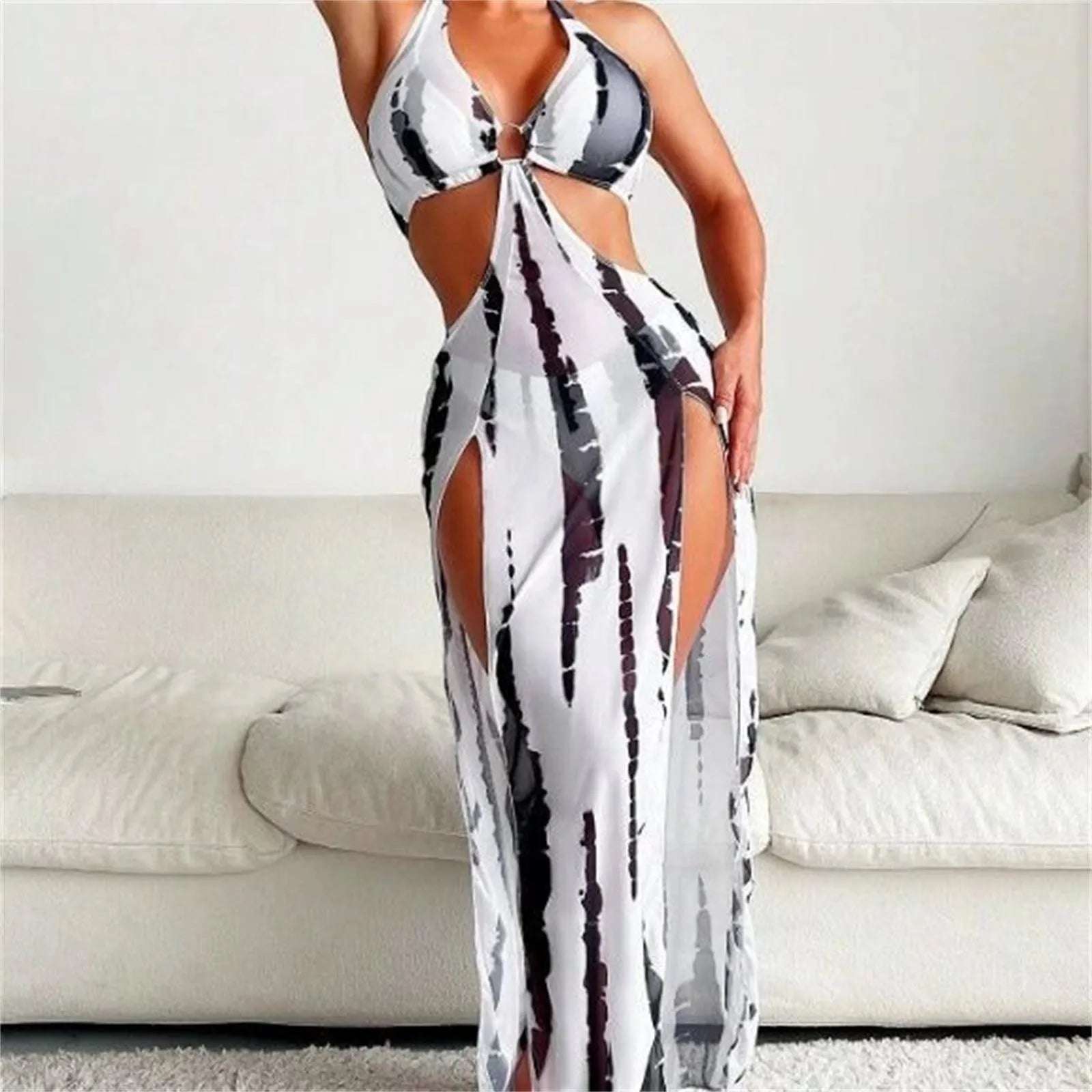 Women'S Bikinis Trend 2025 European And American Sexy Three Piece Two Piece Bikini Swimsuit Bathing Suit женский купальник