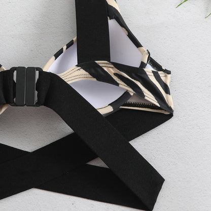 Sexy High Waist Bikini Swimsuit Brazilan Bikini Set Swimwear for Women High Leg Push Up Two Piece Bathing Suits Summer Female