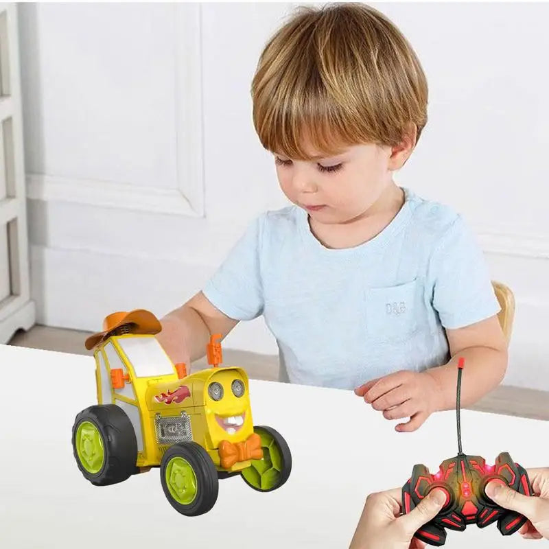 Jumping Dancing Car Toy Rechargeable RC Car With Music And Light Fast Stunt RC Car Crazy Jumping Dancing Car Toy For Kids Age 3