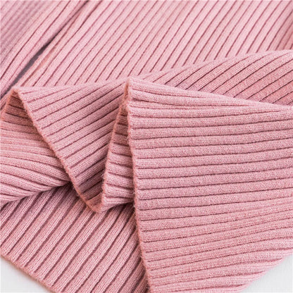 Autumn Winter Women Knit Solid Turtleneck Pull Sweater Casual Rib Jumper Tops Female Home Pullover Y2K Clothing 2025