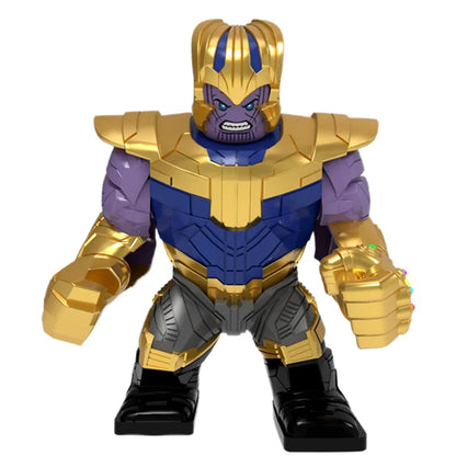 Building Blocks Marvel Transformation Figures Big Goblin Spiderman Iron Man Venom Captain Hawk Deadpool Technic Armor Gift Toys