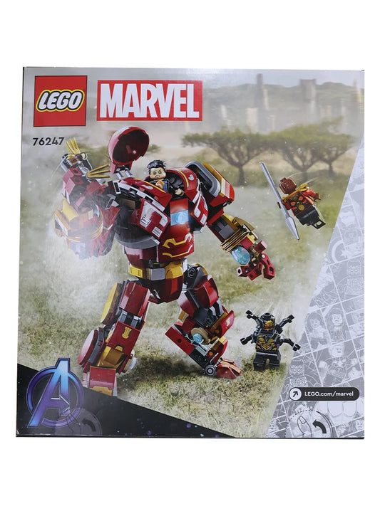 LEGO76247 Marvel The Hulkbuster: The Battle of Wakanda, Action Figure, Buildable Toy with Hulk Bruce Banner Minifigure, Avengers