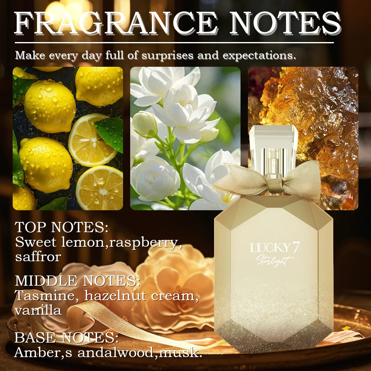 MINISO LUCKY 7 GODDESS Women Perfume Original 100ml Luxury Floral Eau De Parfum Designer Fragrance Body Spray For Woman