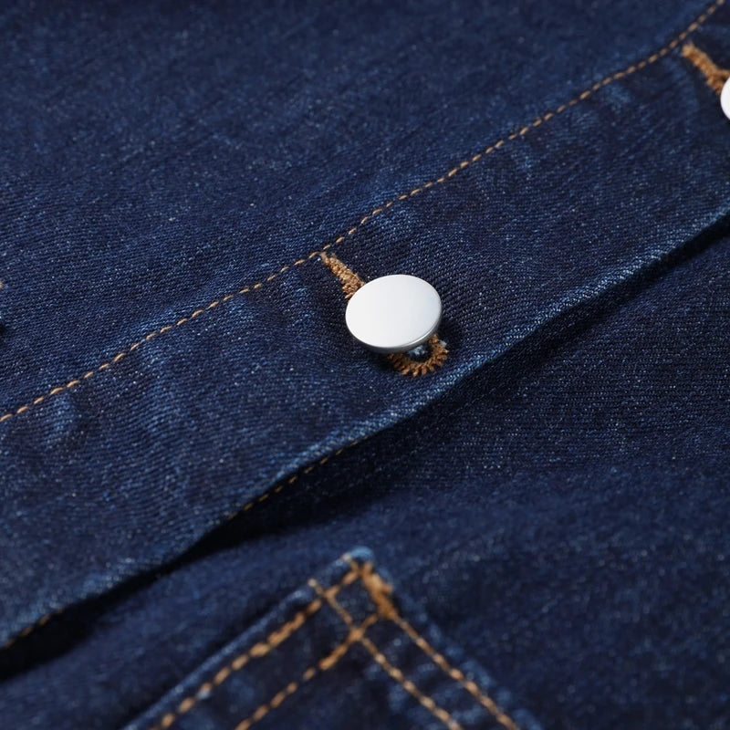 Denim Skirt Women Set Casual Long Sleeve Lapel Pocket Button Jacket Pleated Min Skirts 2025 Spring Summer Lady Suit