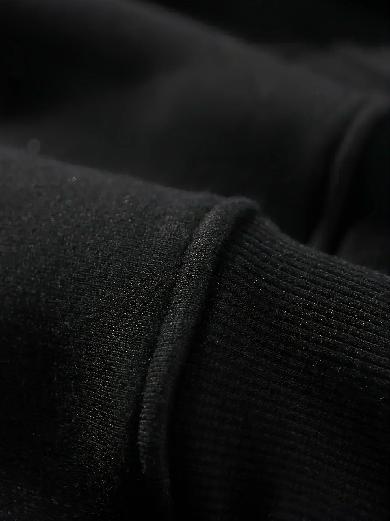 Close-up of the soft fabric texture of an EtherealBe Halloween spooky hoodie for women