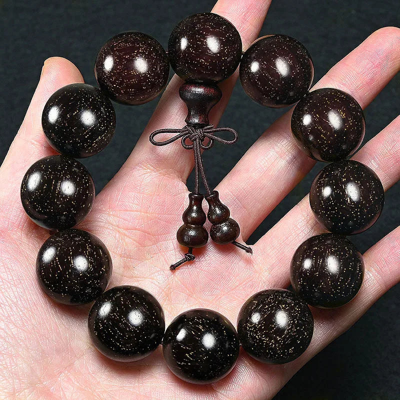 African Lobular Red Sandalwood Beads Zambia Red Sandalwood Hand String 8mm 108 Rosary Beads Men's and Women's Bracelet Wholesale