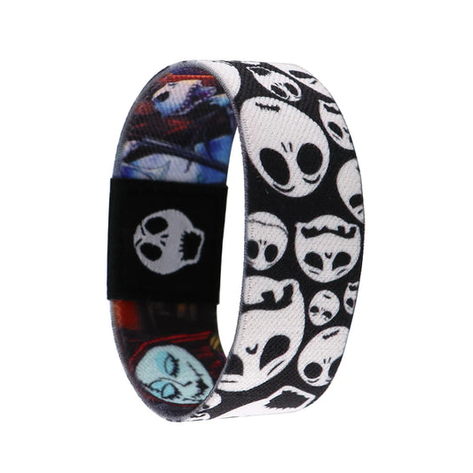 EtherealBe Halloween skull bracelet featuring a colorful skull pattern for spooky style
