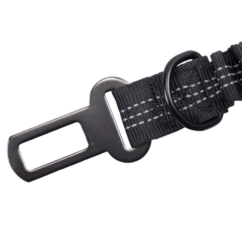 Dog Car Seat Belt Dog Seat Belt Leash Vehicle Belt Adjustable Cushioning Elastic Reflective Safety Rope for Dogs Cat