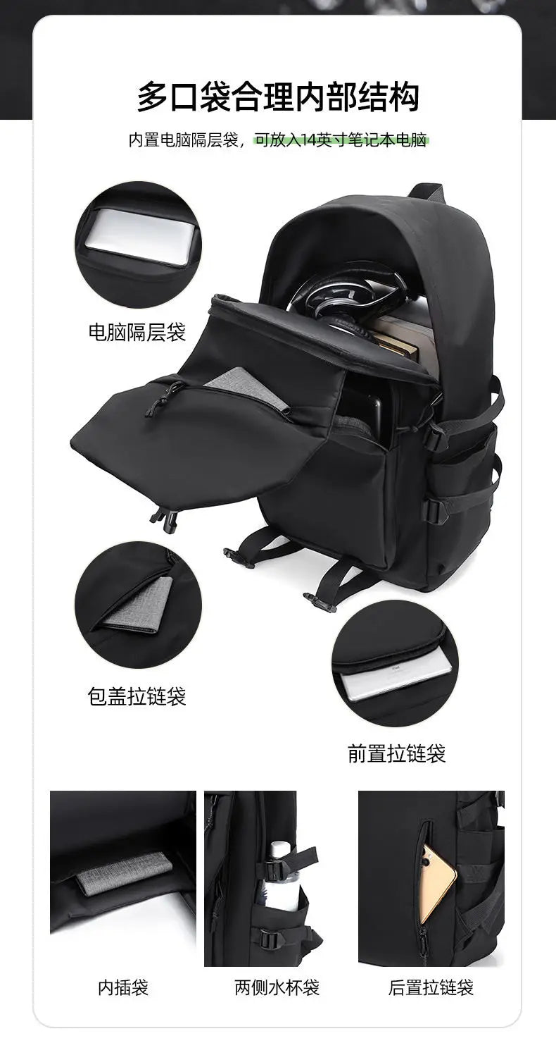 Cartoon Evangelion EVA Unit 1 School Bag Large Capacity Trendy Backpack for Primary and Secondary School Students Christmas Gift