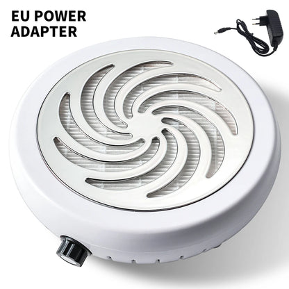 45000 RPM Super Suction Nail Dust Collector Powerful Nails Dust Extractor Nail Art Manicure Fan Vacuum Cleaner And Filter