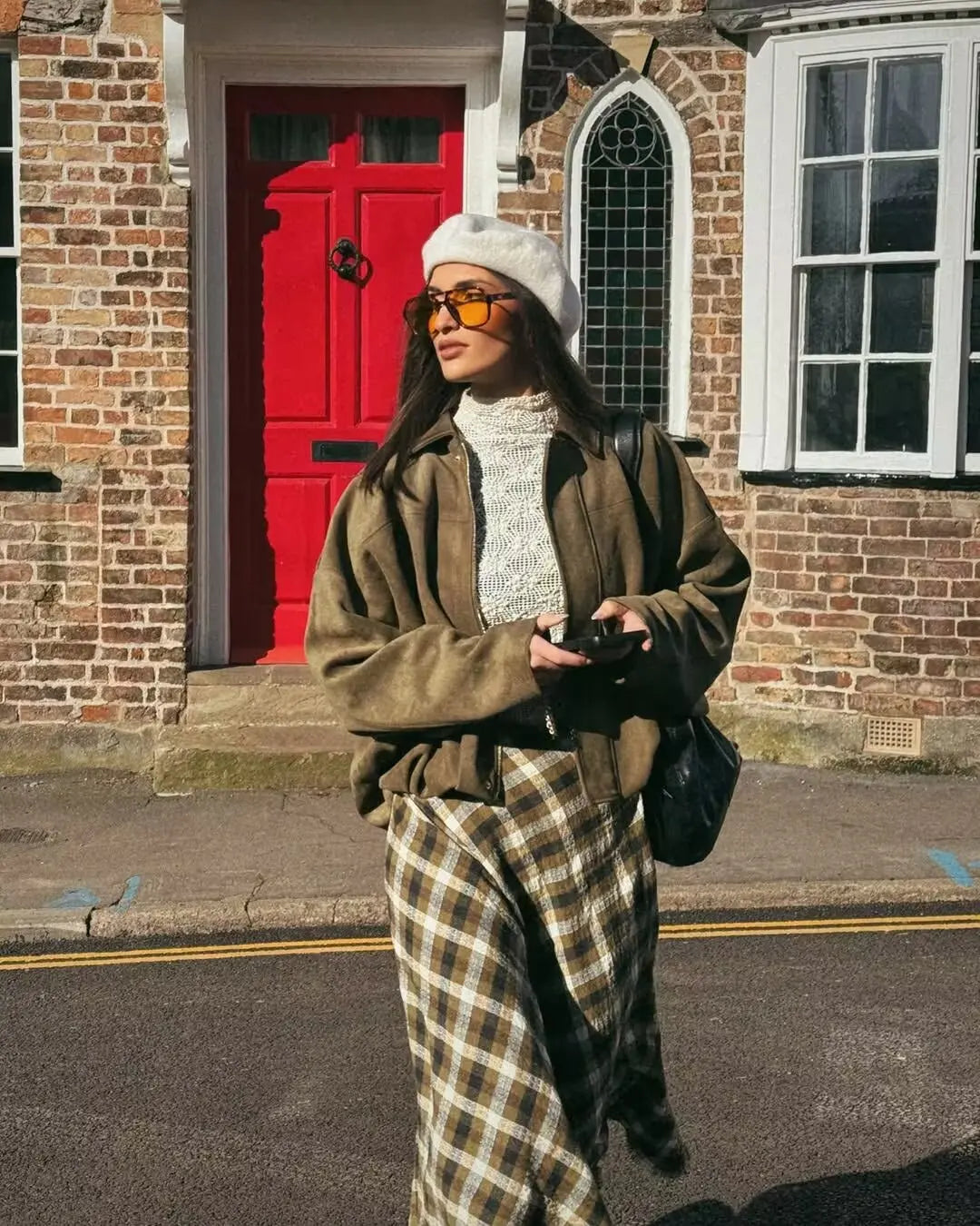 Women's 2025 new Jackets Autumn Fashion Loose Bat Sleeves Elegant Women's Jackets Chic Street Youth Autumn Long Sleeves Coats