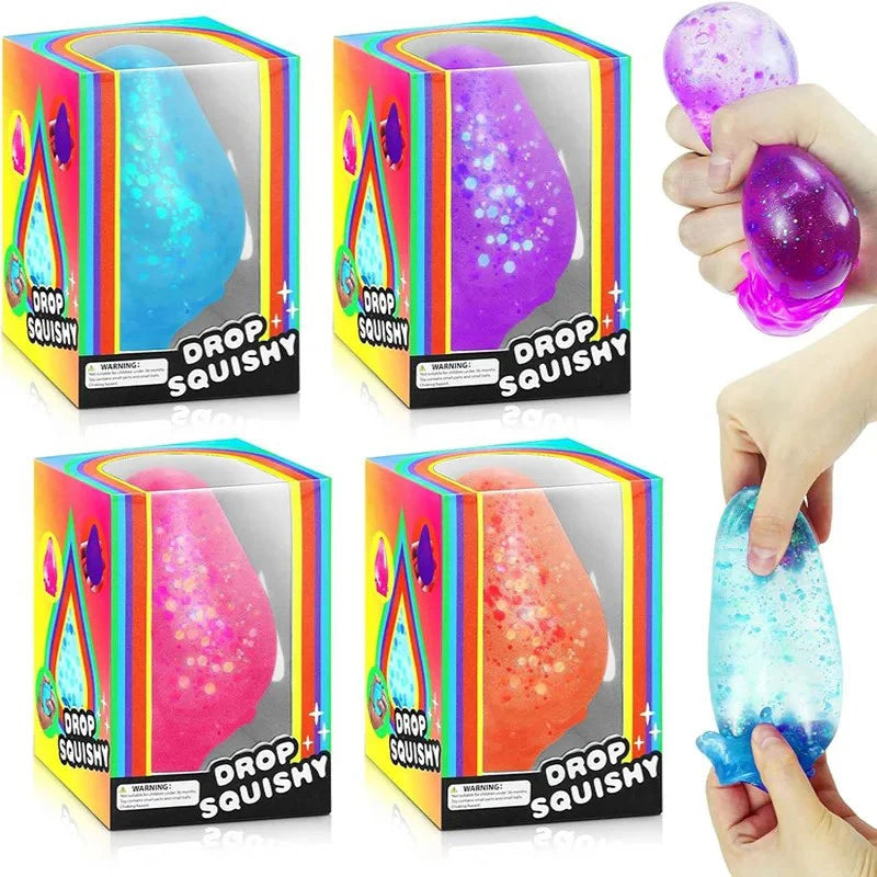 Needoh Stress Relief Sensory Squishy Dreamy Water Drop Maltose Texture Slow Rising Fidget Anti-Anxiety Sensory Gadget