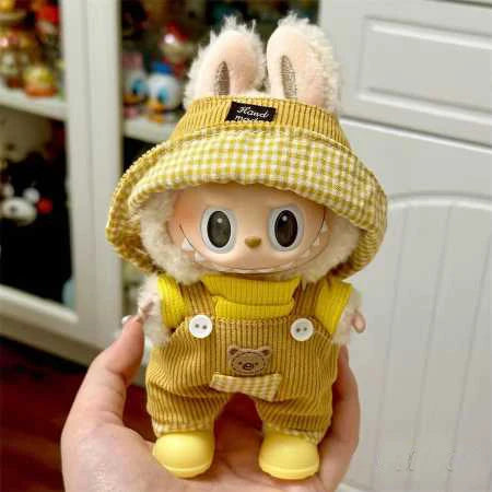 2025 New Labubu 17cm Doll Clothes Outfit Accessories for Korea Kpop Exo Labubu V1 V2 Idol Handsome Clothing Cool Gift