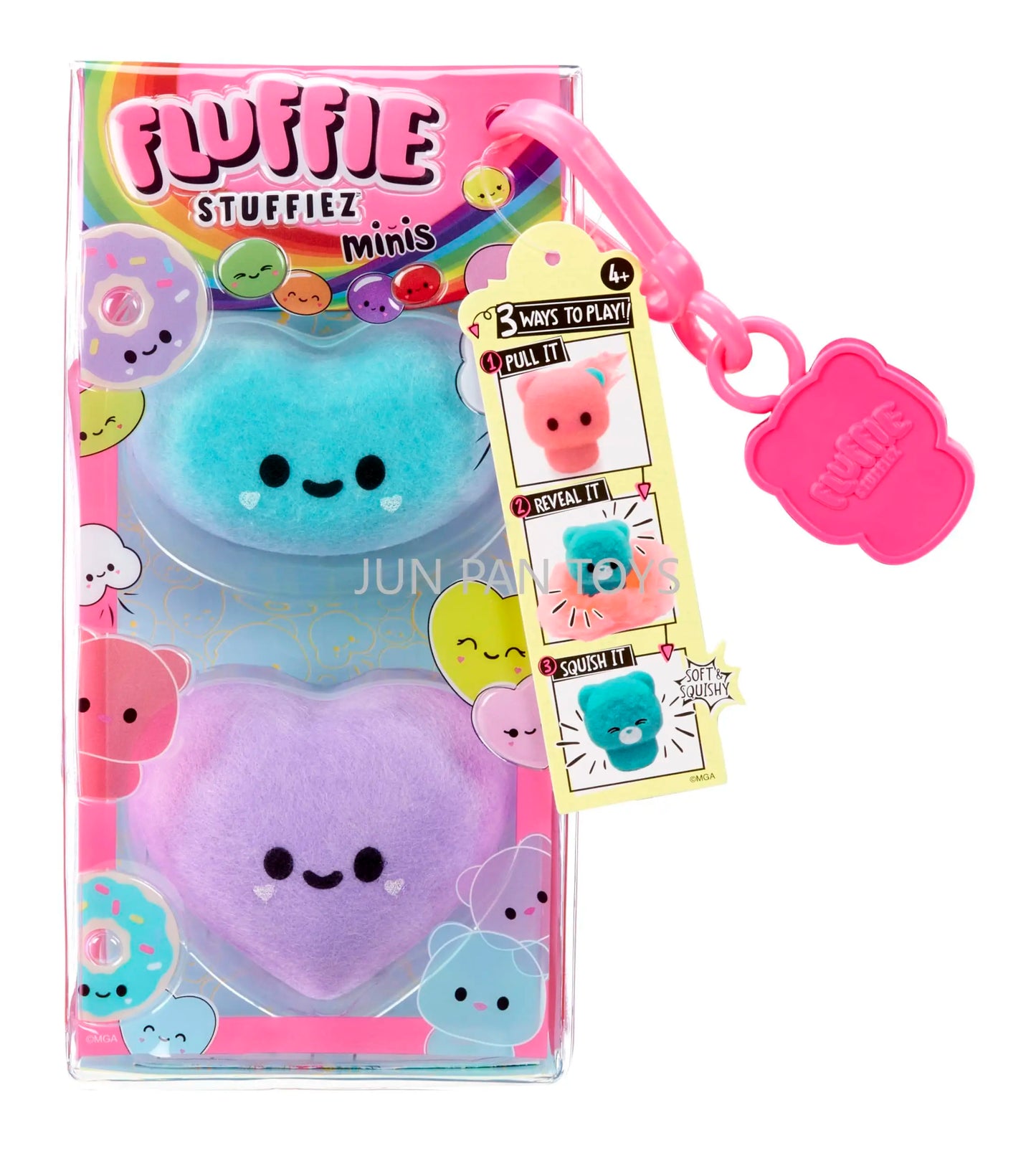 Original Fluffie Stuffiez Collectible Plush DIY Kids Toy UNICORN PANDA ICE RAINBOW Fur Pulling Soft Girl Toys Christmas Gift 1pc