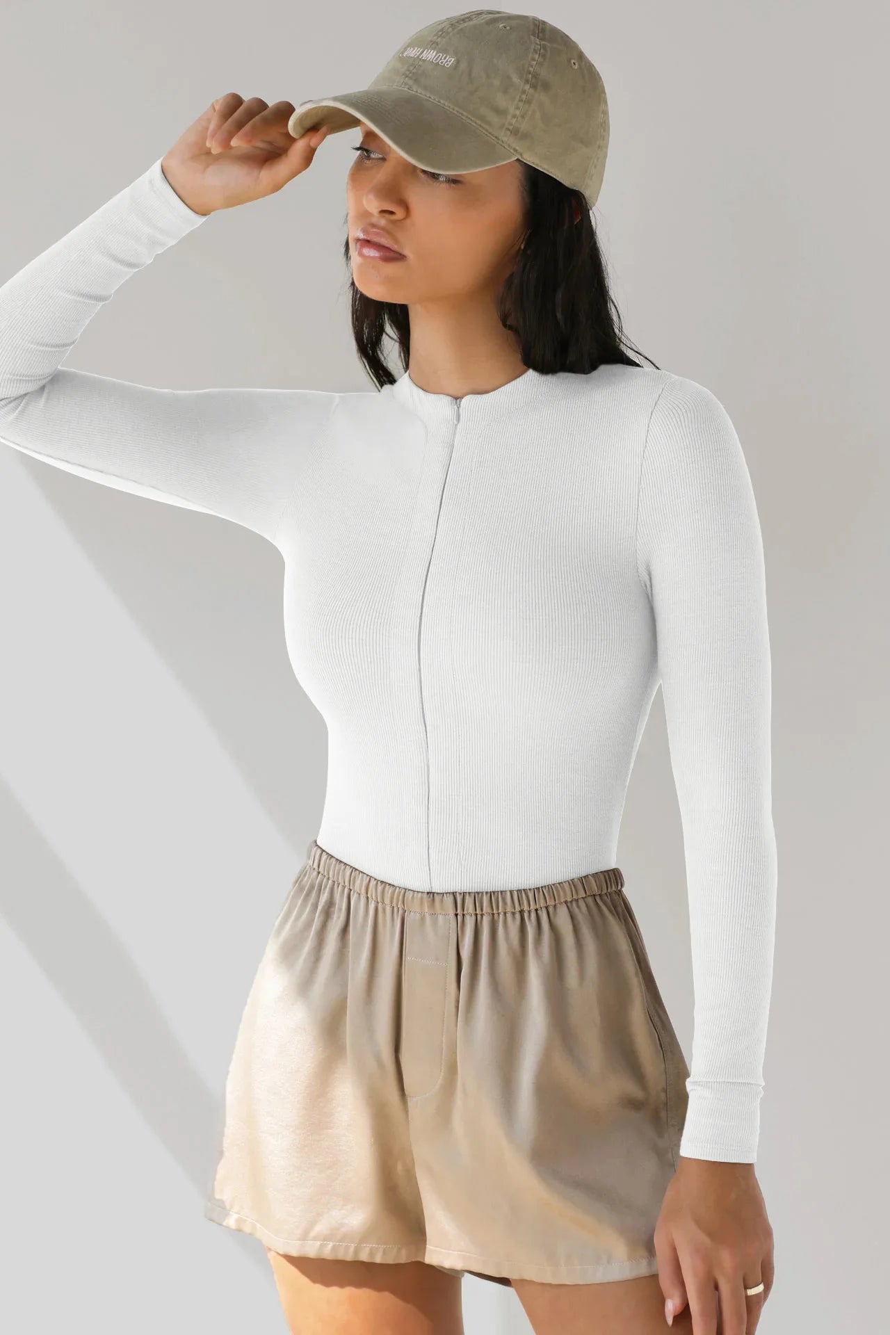 2025 Fall Winter New Women's Jumpsuits Tight-Fitting Knit Jumpsuit with Zipper Top Y2k Woman Clothing