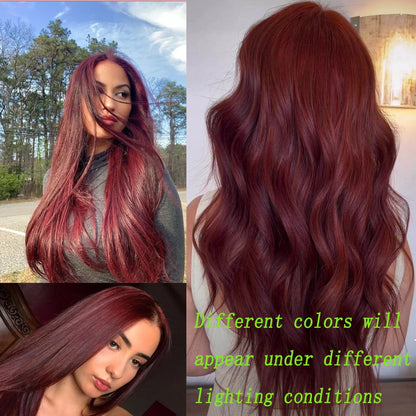 Lovevol 100G Straight Bundles 99J Burgundy Straight Human Hair Bulk For Braiding No Weft Color 100% Human Hair Extensions 16-26