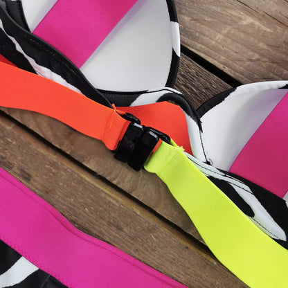 Sexy High Waist Bikini Swimsuit Brazilan Bikini Set Swimwear for Women High Leg Push Up Two Piece Bathing Suits Summer Female